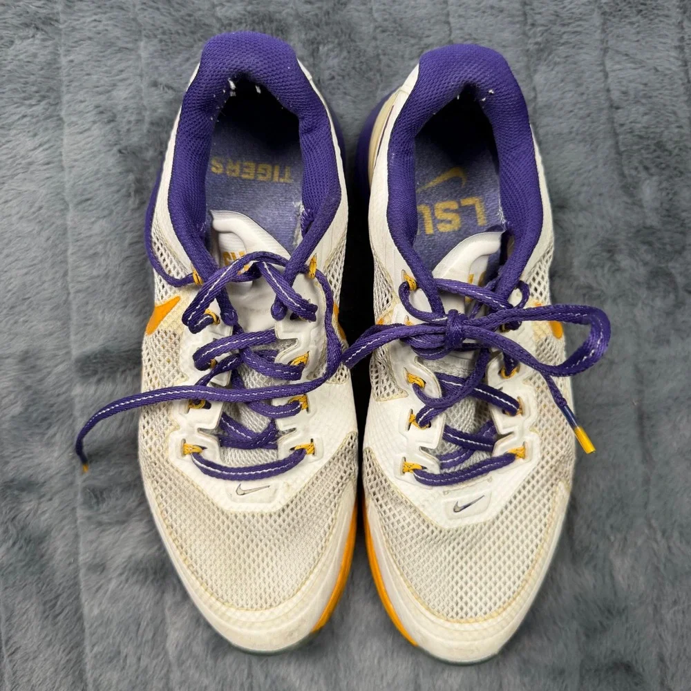 Nike Lunar TR1 Rivalry LSU Tigers White Gold Purple 574130-175 Mens 10.5 Sample